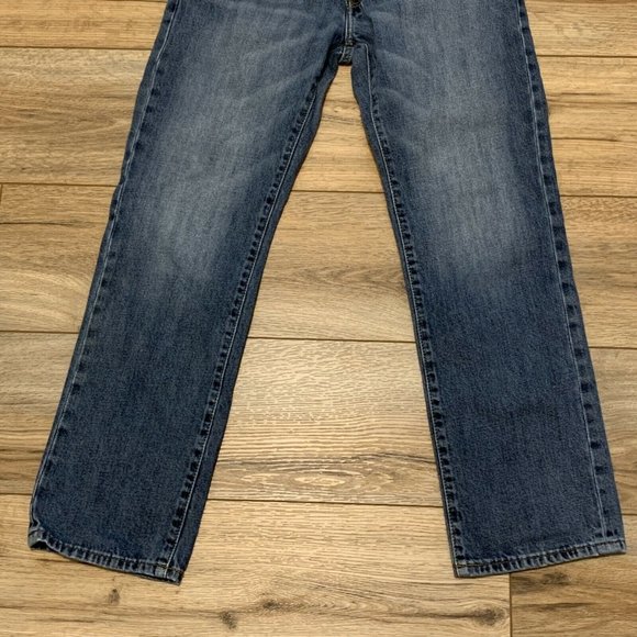 Men's American Eagle Jeans 26 x 28 Slim Straight Fit Denim Blue Cotton Med Wash - Picture 3 of 11